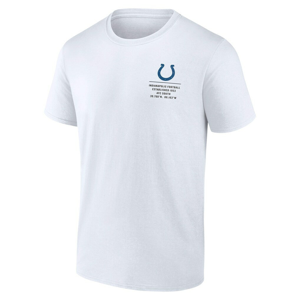 Indianapolis Colts Repeat Stats T-Shirt - White outlet