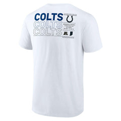 Indianapolis Colts Repeat Stats T-Shirt - White outlet