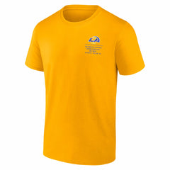Los Angeles Rams Repeat Stats T-Shirt - Gold cheap