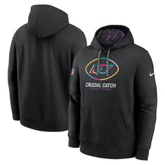 New York Jets 2024 NFL Crucial Catch Club Pullover Hoodie - Black outlet