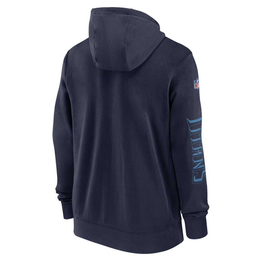 Tennessee Titans 2024 Sideline Club Full-Zip Hoodie - Navy online