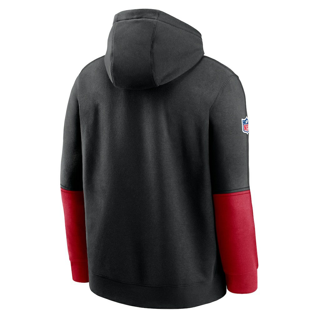 Atlanta Falcons 2024 Sideline Club Pullover Hoodie - Black on sale