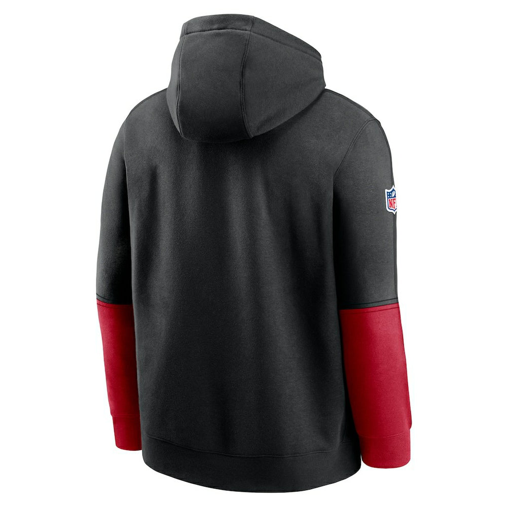 Atlanta Falcons 2024 Sideline Club Pullover Hoodie - Black on sale