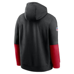 Atlanta Falcons 2024 Sideline Club Pullover Hoodie - Black on sale