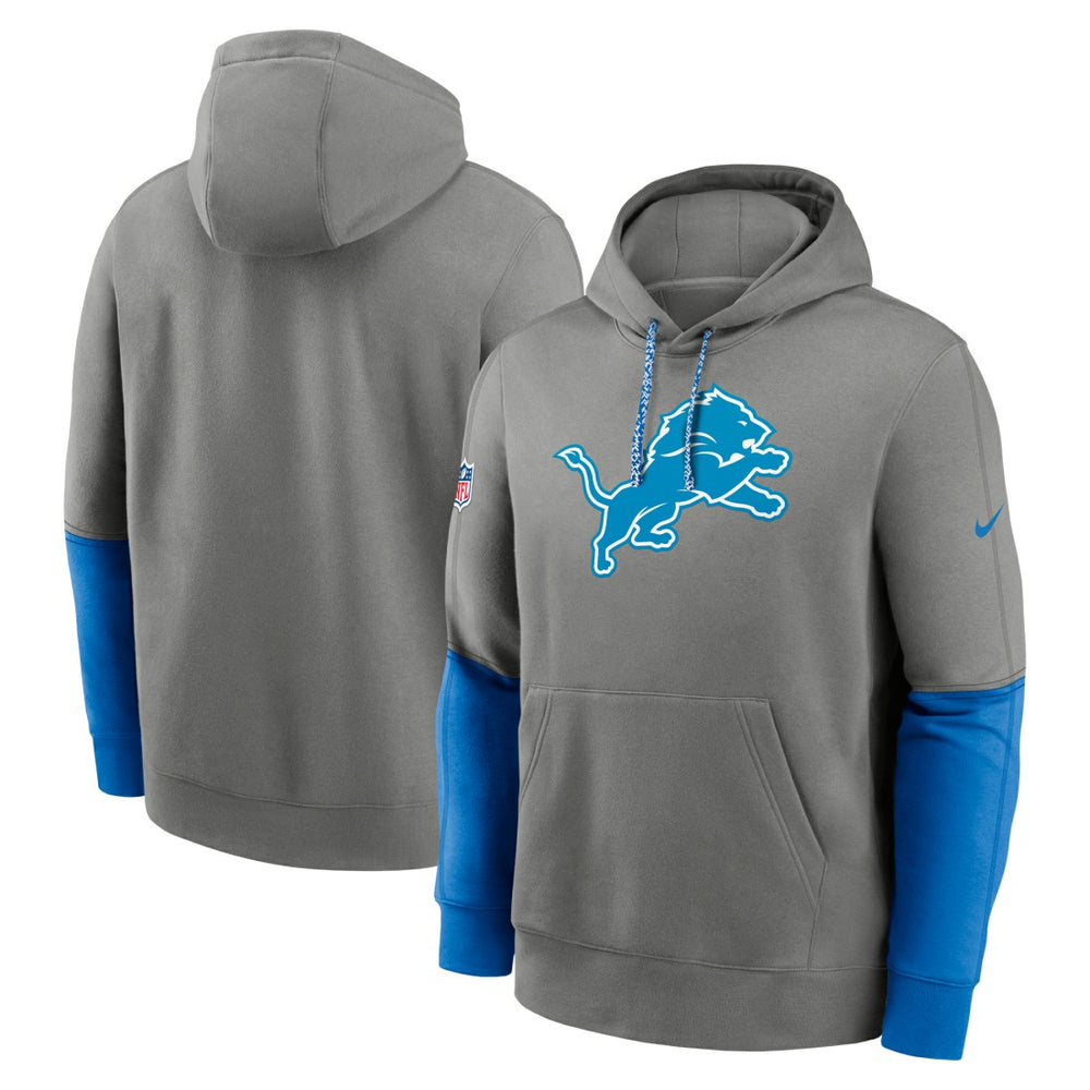 Detroit Lions 2024 Sideline Club Pullover Hoodie - Gray discount
