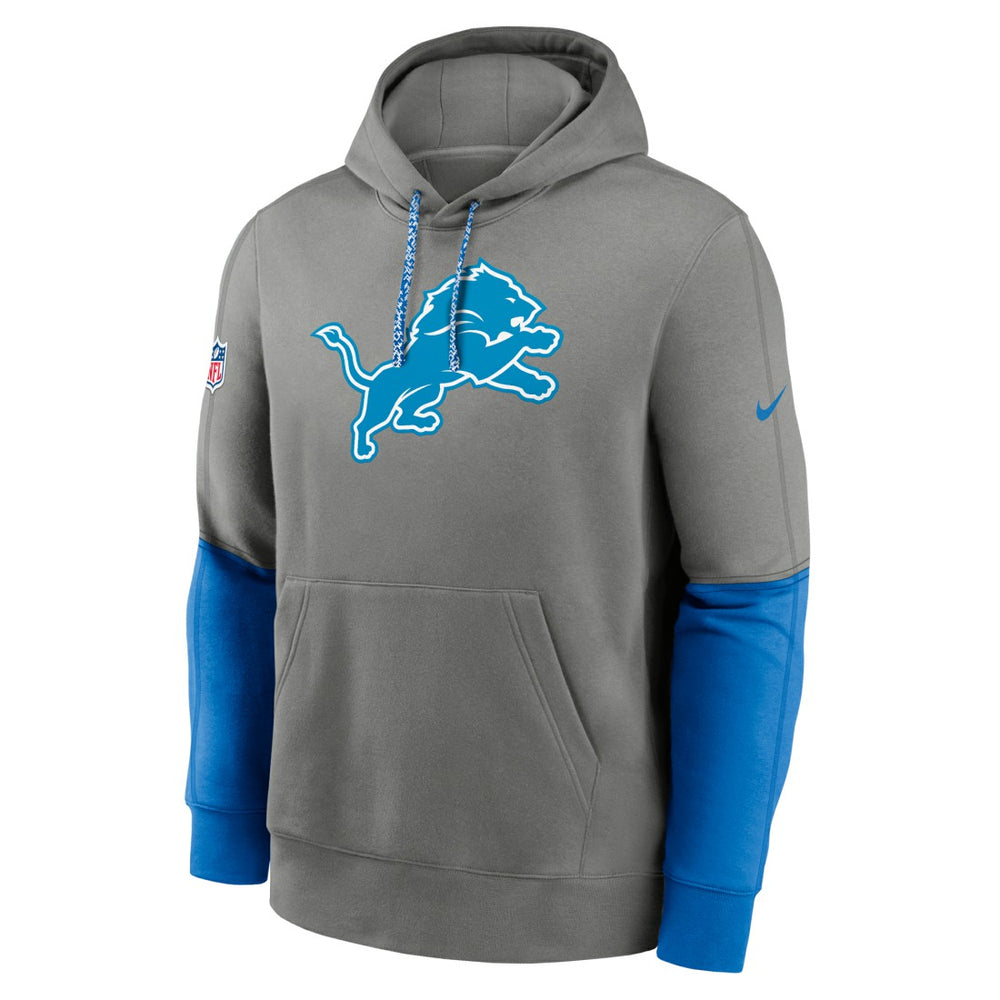 Detroit Lions 2024 Sideline Club Pullover Hoodie - Gray discount