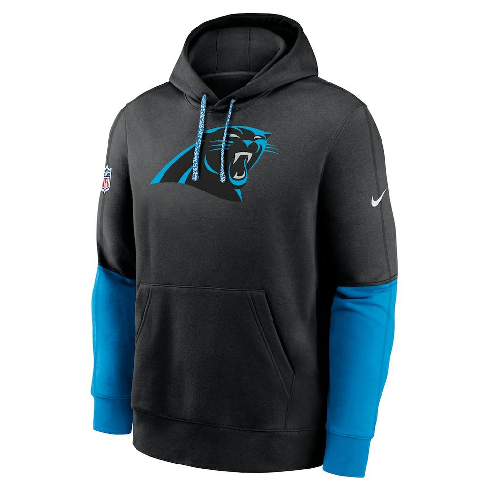 Carolina Panthers 2024 Sideline Club Pullover Hoodie - Black sale