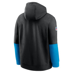 Carolina Panthers 2024 Sideline Club Pullover Hoodie - Black sale
