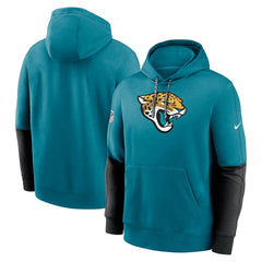 Jacksonville Jaguars 2024 Sideline Club Pullover Hoodie - Teal on sale