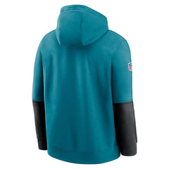 Jacksonville Jaguars 2024 Sideline Club Pullover Hoodie - Teal on sale