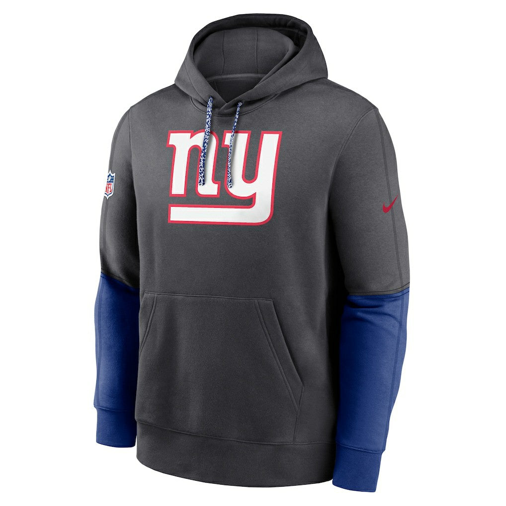 New York Giants 2024 Sideline Club Pullover Hoodie - Anthracite for sale