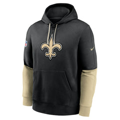 New Orleans Saints 2024 Sideline Club Pullover Hoodie - Black sale