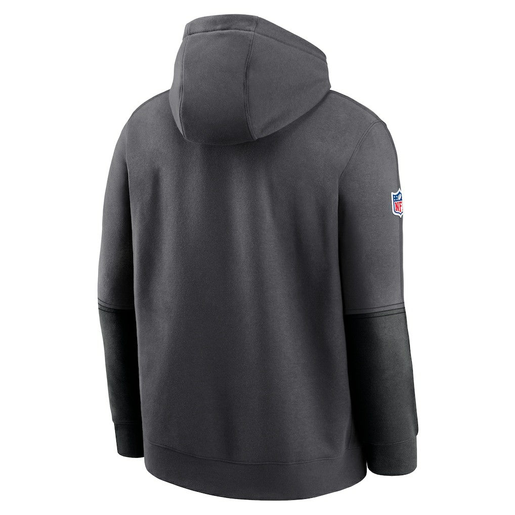 New Orleans Saints 2024 Sideline Club Pullover Hoodie - Anthracite for sale