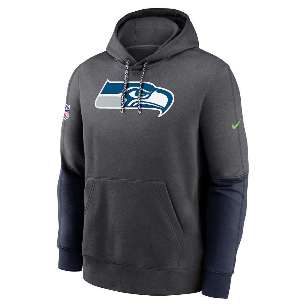 Seattle Seahawks 2024 Sideline Club Pullover Hoodie - Anthracite online