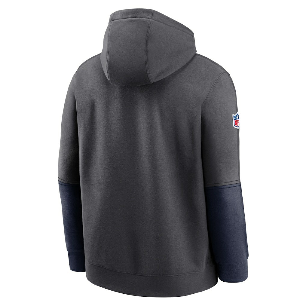 Seattle Seahawks 2024 Sideline Club Pullover Hoodie - Anthracite online