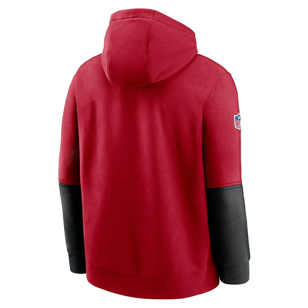 San Francisco 49ers 2024 Sideline Club Pullover Hoodie - Scarlet online