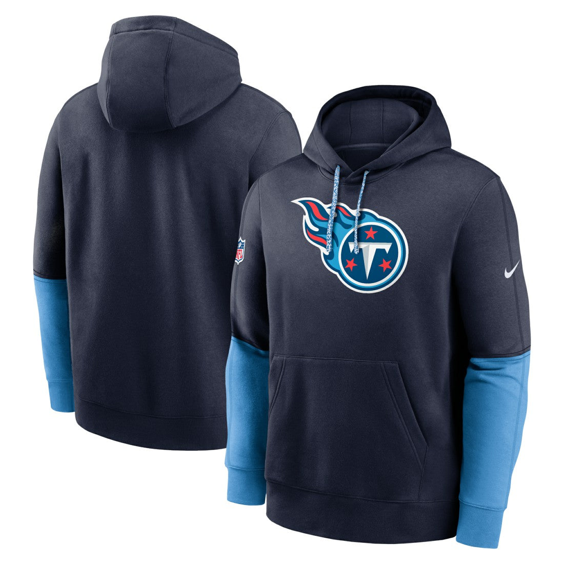 Tennessee Titans 2024 Sideline Club Pullover Hoodie - Navy for sale