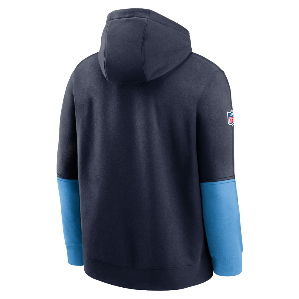 Tennessee Titans 2024 Sideline Club Pullover Hoodie - Navy for sale
