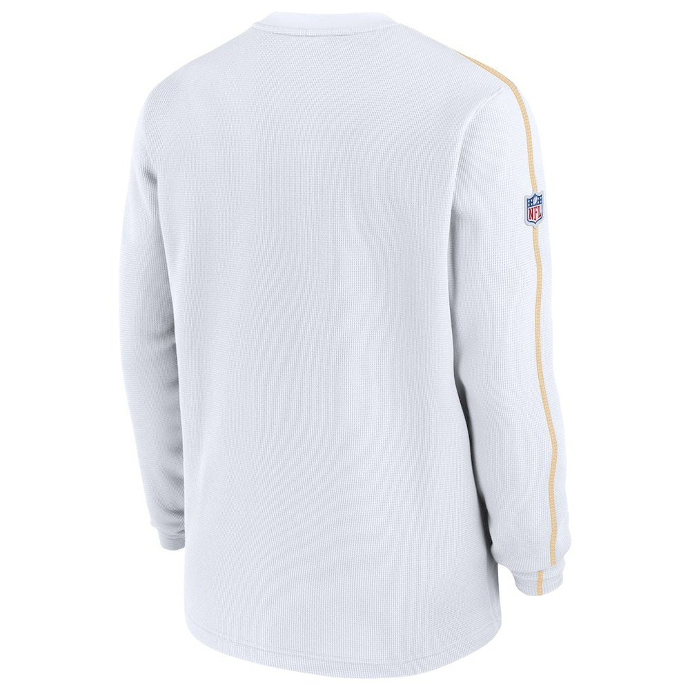 Kansas City Chiefs 2024 Sideline Coaches Long Sleeve Top - Red discount