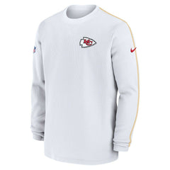 Kansas City Chiefs 2024 Sideline Coaches Long Sleeve Top - White cheap