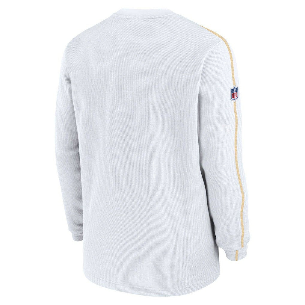 Kansas City Chiefs 2024 Sideline Coaches Long Sleeve Top - White cheap