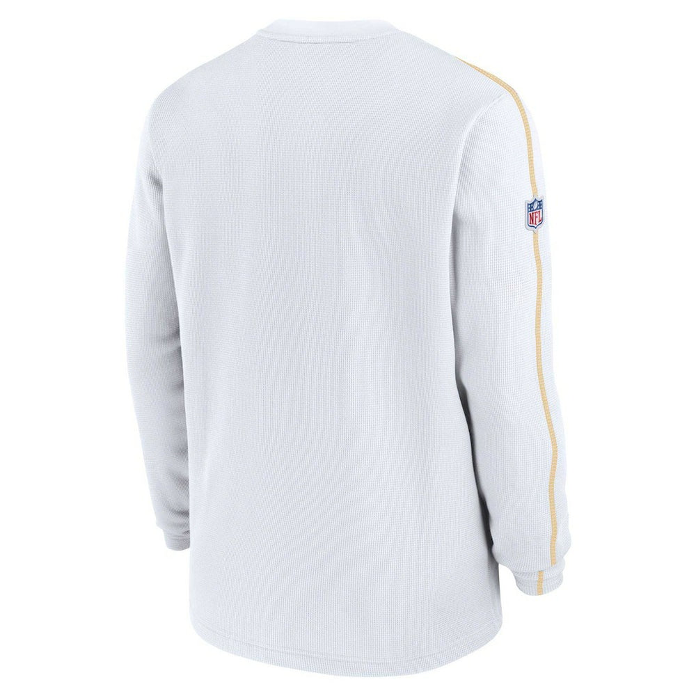 Kansas City Chiefs 2024 Sideline Coaches Long Sleeve Top - White cheap
