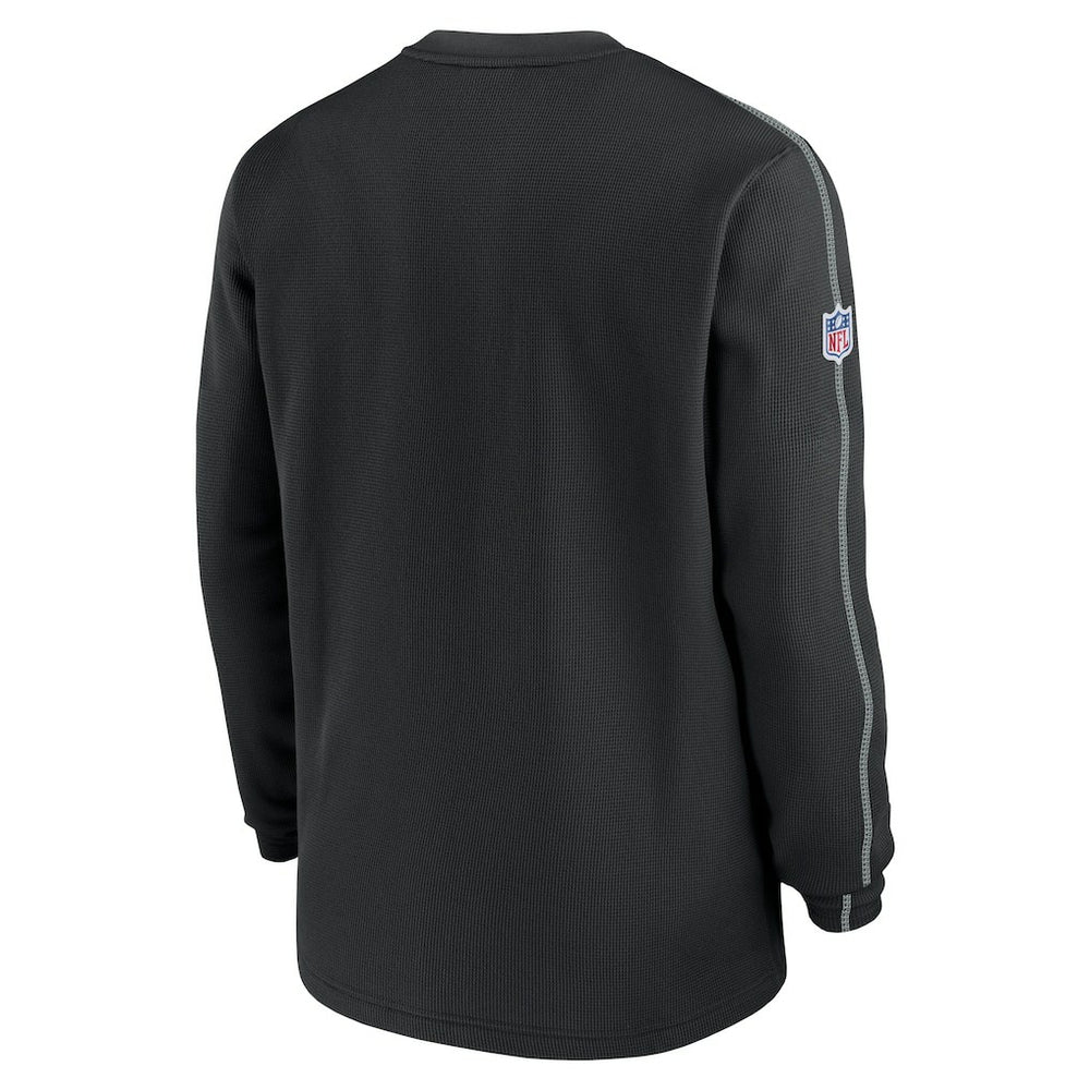 Las Vegas Raiders 2024 Sideline Coaches Long Sleeve Top - Black discount