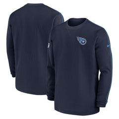 Tennessee Titans 2024 Sideline Coaches Long Sleeve Top - Navy outlet
