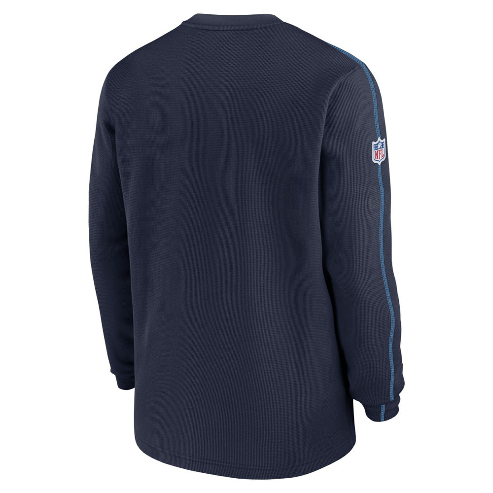 Tennessee Titans 2024 Sideline Coaches Long Sleeve Top - Navy outlet