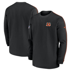 Cincinnati Bengals 2024 Sideline Coaches Long Sleeve Top - Black outlet