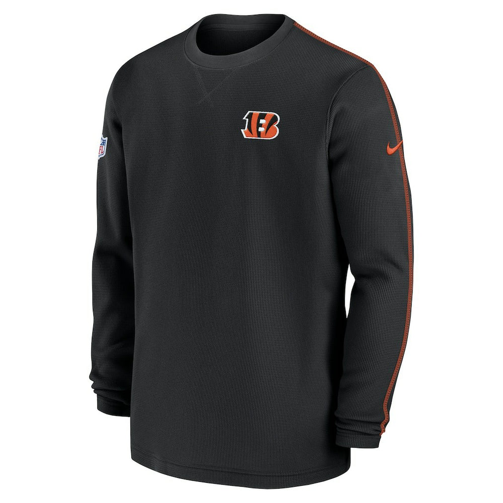 Cincinnati Bengals 2024 Sideline Coaches Long Sleeve Top - Black outlet