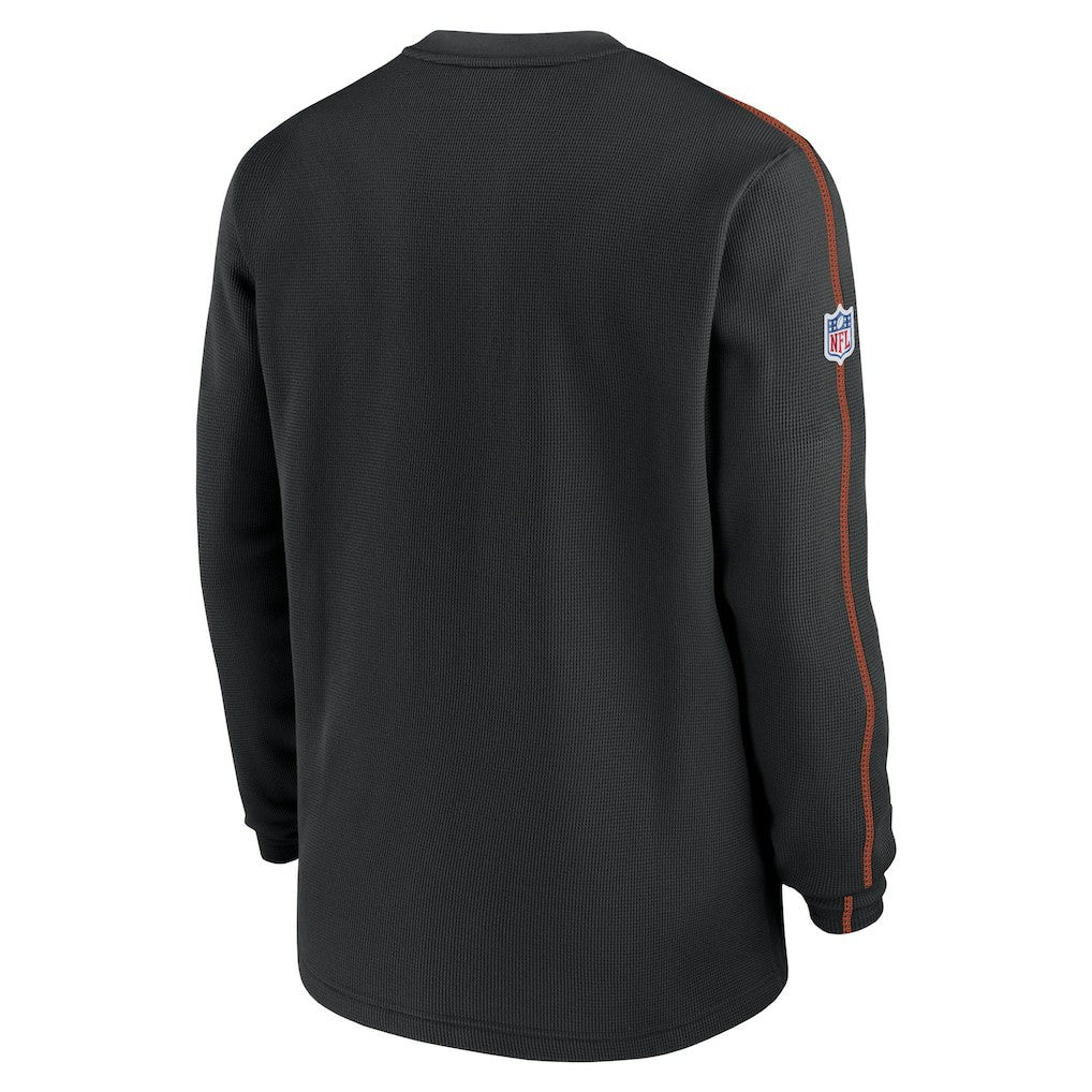 Cincinnati Bengals 2024 Sideline Coaches Long Sleeve Top - Black outlet