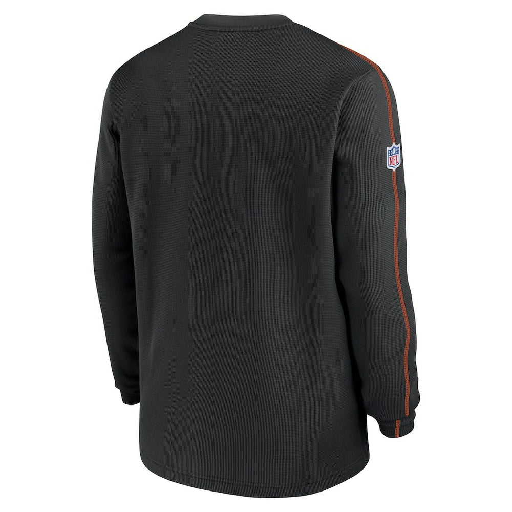 Cincinnati Bengals 2024 Sideline Coaches Long Sleeve Top - Black outlet