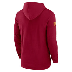 Washington Commanders 2024/25 Sideline Performance Long Sleeve Hoodie T-Shirt - Burgundy sale