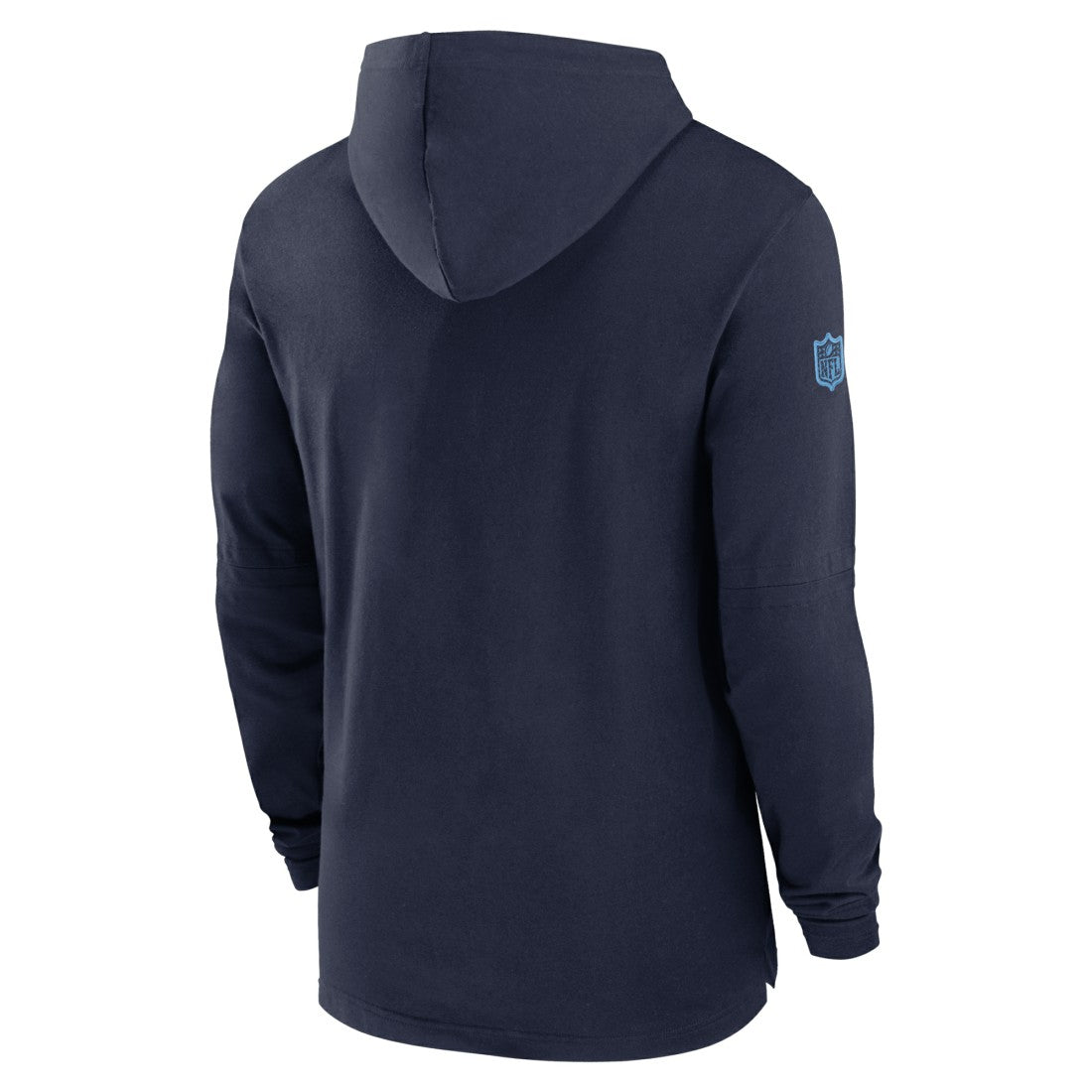 Tennessee Titans 2024/25 Sideline Performance Long Sleeve Hoodie T-Shirt - Navy on sale