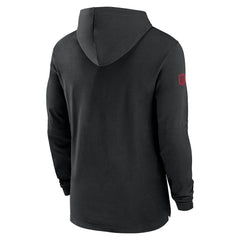 Atlanta Falcons 2024/25 Sideline Performance Long Sleeve Hoodie T-Shirt - Black online