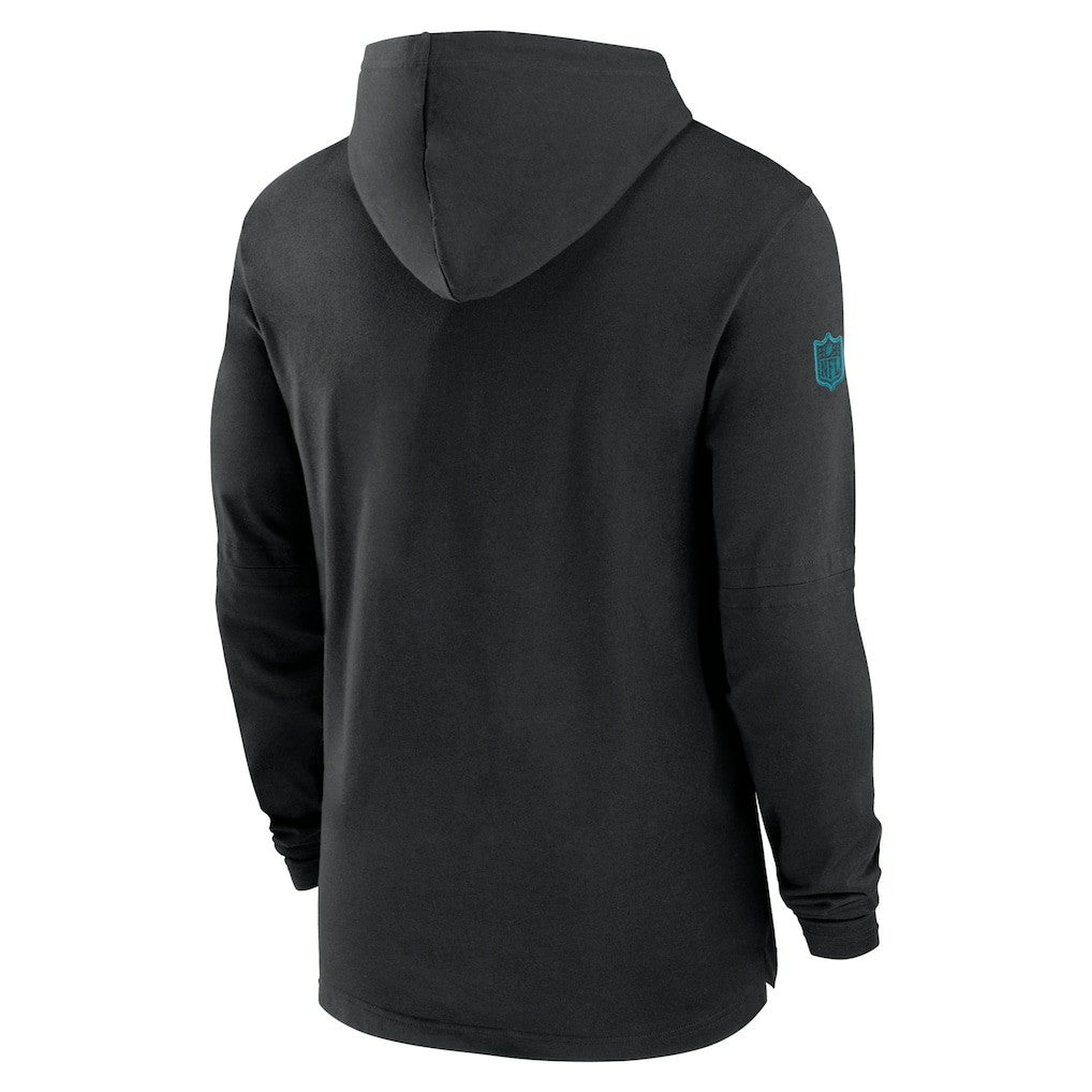Jacksonville Jaguars 2024/25 Sideline Performance Long Sleeve Hoodie T-Shirt - Black discount