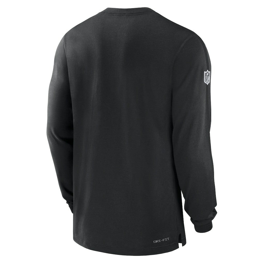 Las Vegas Raiders Sideline Player Performance Long Sleeve T-Shirt - Black discount