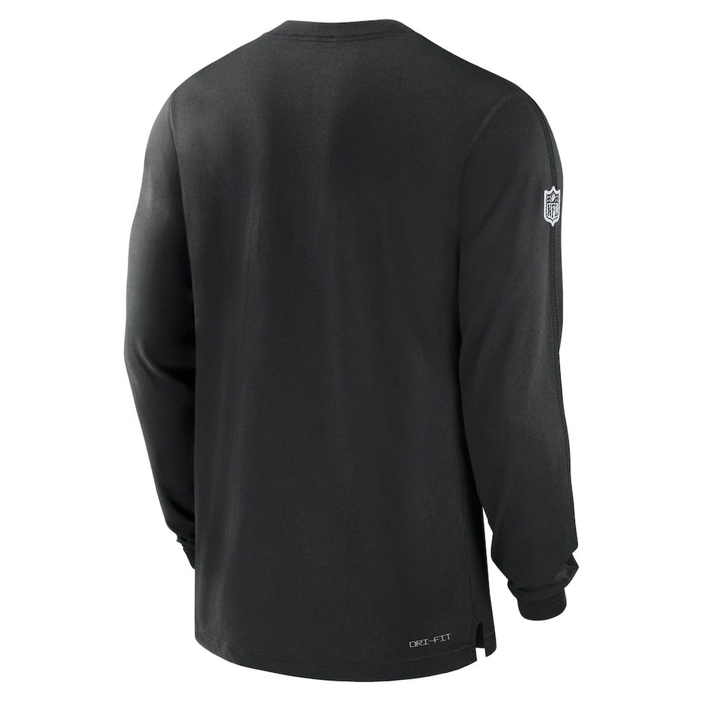 Las Vegas Raiders Sideline Player Performance Long Sleeve T-Shirt - Black discount