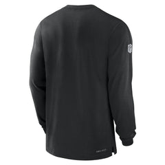 Las Vegas Raiders Sideline Player Performance Long Sleeve T-Shirt - Black discount