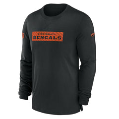 Cincinnati Bengals Sideline Player Performance Long Sleeve T-Shirt - Black for sale