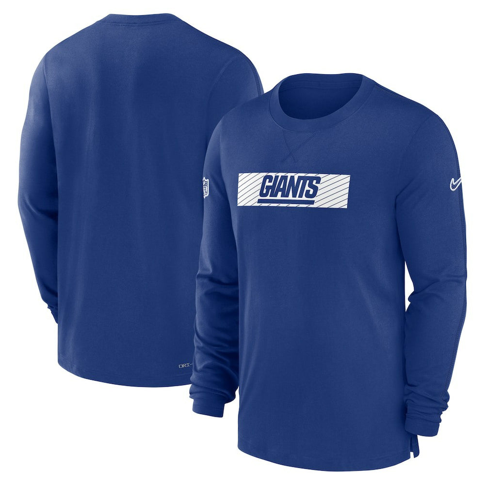 New York Giants Sideline Player Performance Long Sleeve T-Shirt - Royal sale