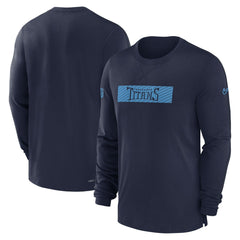 Tennessee Titans Sideline Player Performance Long Sleeve T-Shirt - Navy online