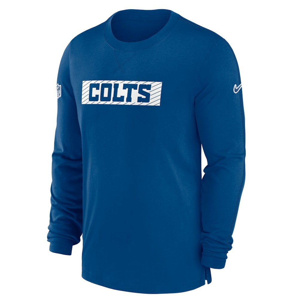 Indianapolis Colts Sideline Player Performance Long Sleeve T-Shirt - Royal sale