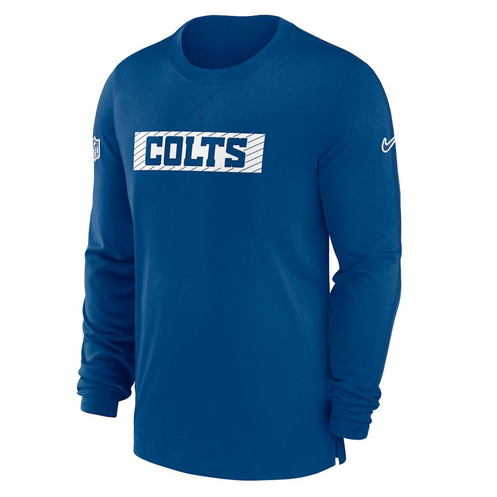Indianapolis Colts Sideline Player Performance Long Sleeve T-Shirt - Royal sale
