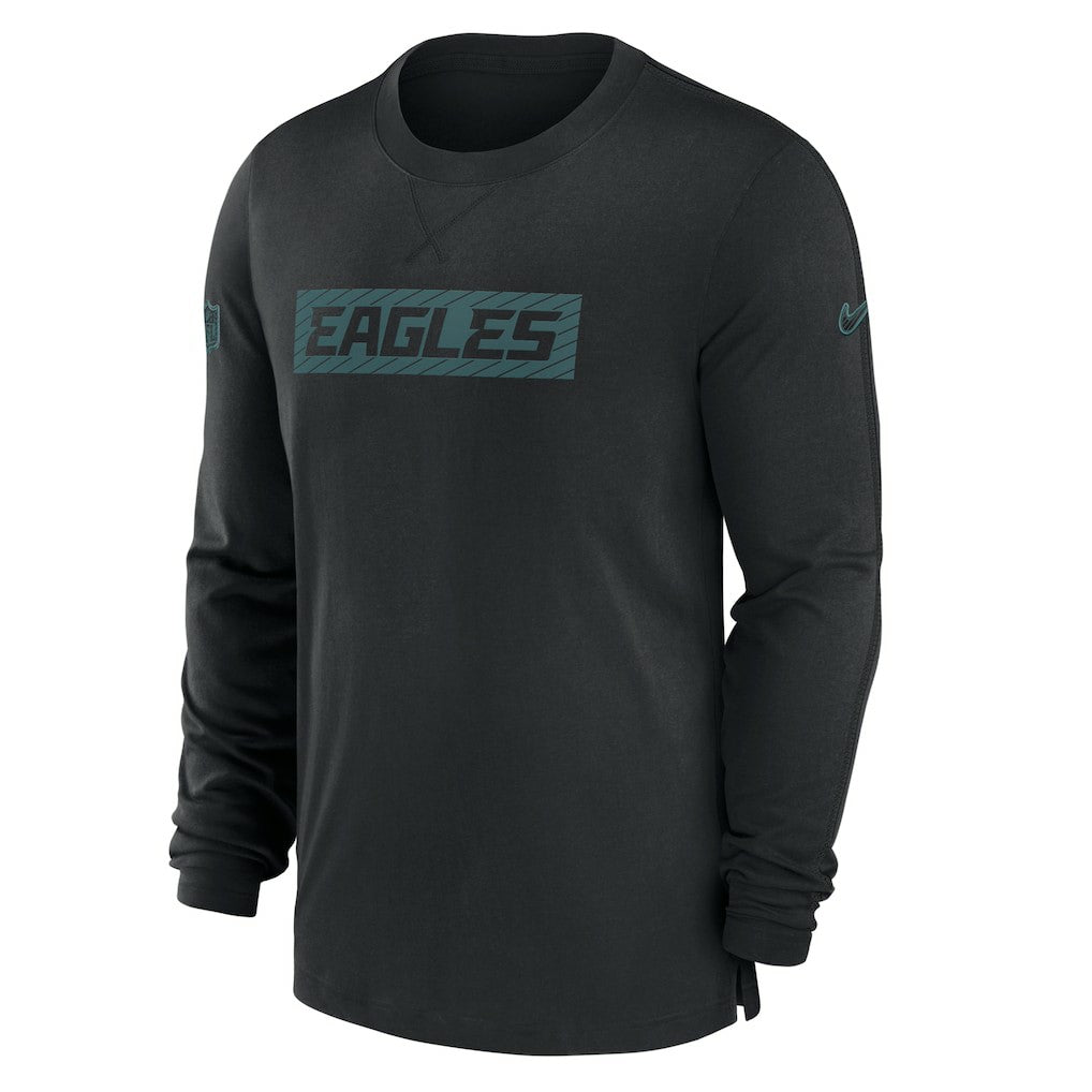 Philadelphia Eagles Sideline Player Performance Long Sleeve T-Shirt - Black outlet