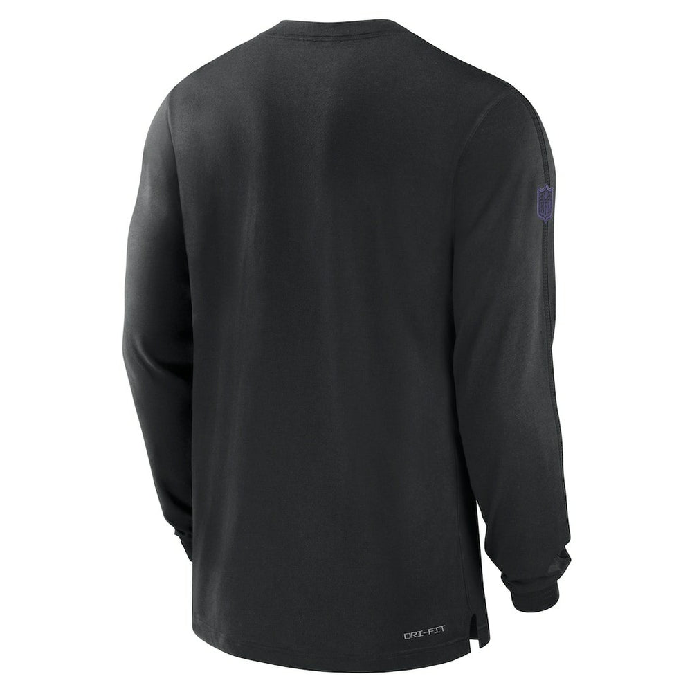 Baltimore Ravens Sideline Player Performance Long Sleeve T-Shirt - Black for sale