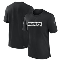 Las Vegas Raiders Sideline Player Performance T-Shirt - Black cheap