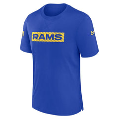 Los Angeles Rams Sideline Player Performance T-Shirt - Royal for sale
