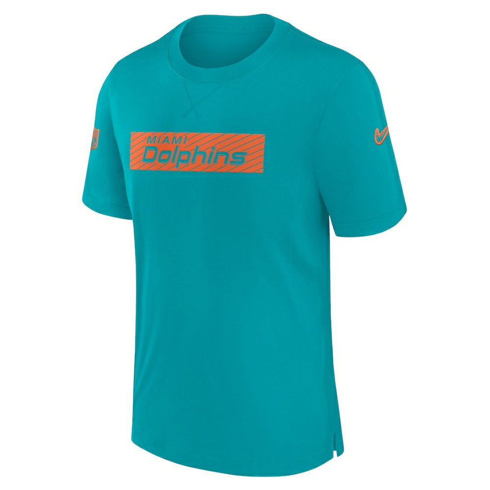 Miami Dolphins Sideline Player Performance T-Shirt - Aqua discount